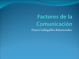Factores de la Comunicación