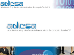 Misión - Adicsa Web Site