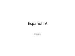 Español IV