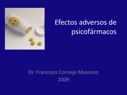 Efectos adversos de psicofármacos