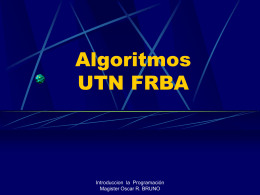 Introducción a la programación