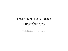 Particularismo histórico