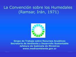 La Convención Ramsar