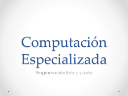 Computación Especializada