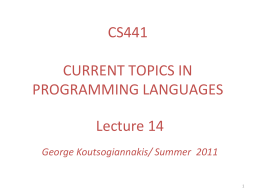 Lecture 14 - IIT Computer Science Department