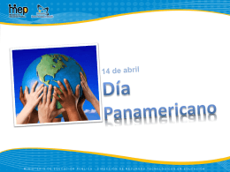 14 de abril. Día Panamericano