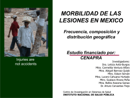 Epidemiología de las lesiones en el Sistema de
