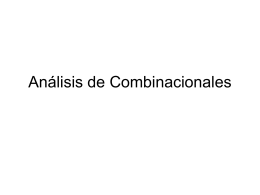 Análisis de Combinacionales