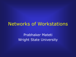 Networks of Workstations