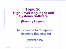 Computer Architecture What Does It Mean??