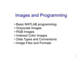 Images and Programming