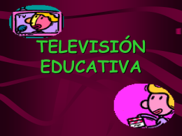 TELEVISIÓN EDUCATIVA
