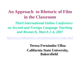 Cine, lenguaje fílmico y sociedad en España y