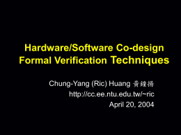 SoC Design Verification