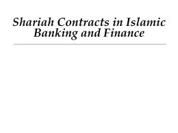 Shariah Requirements - IBRC مركز أبحاث فقه