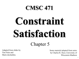 CMSC 671, Fall 2005