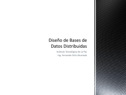 Diseño de Bases de Datos Distribuidas