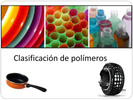 Clasificación de polímeros