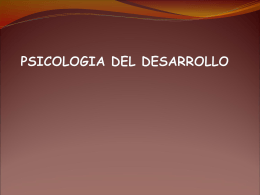 PSICOLOGÍA DEL DESARROLLO I