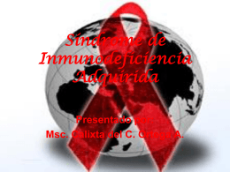 Síndrome de Inmunodeficiencia Adquirida