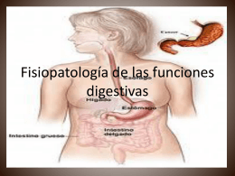 Fisiopatología de las funciones digestivas