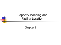 Facility Location - Winthrop University: College