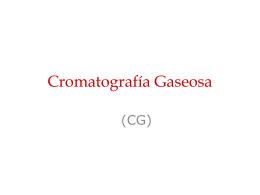 Cromatografía Gaseosa