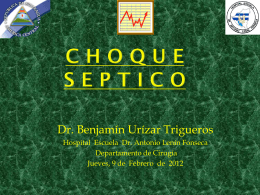 S H O C K ” Dr. Benjamín Urízar Trigueros M.D.