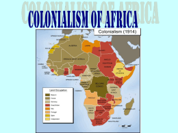 Colonialism of Africa
