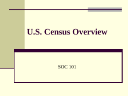 Working with Census Data - Colby