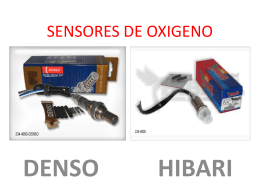SENSORES DE OXIGENO