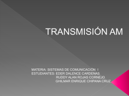 TRANSMICION AM - Ingeniería de Telecomunicaciones