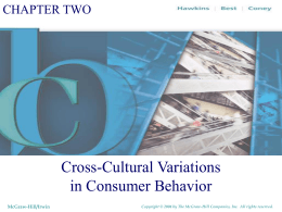 Consumer Behavior - University of Texas at