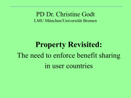Priv.-Doz. Dr. Christine Godt Universität Bremen