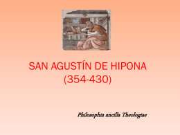 SAN AGUSTÍN DE HIPONA (354-430)