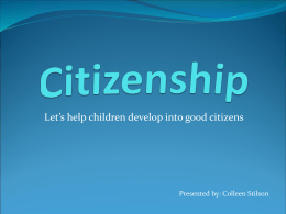 Citizenship - Goal Consulting