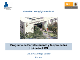 Diapositiva 1 - Universidad Pedagógica Nacional -