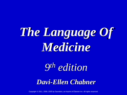 Language of Medicine