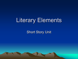 Literary Elements - Central Dauphin School