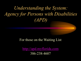 Understanding the APD system