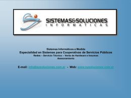 Diapositiva 1 - Sistemas y Soluciones Informaticas