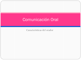 Comunicación Oral