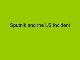 Sputnik and the U2 Incident