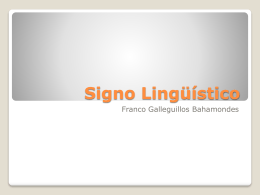 Signo Lingüístico