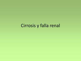 Cirrosis y falla renal - Servicio de Nefrología