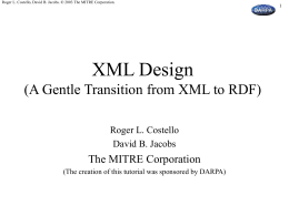 Resource Description Framework (RDF)