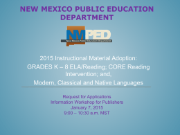 New Mexico Public Education Department