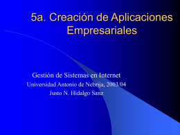 Internet - Universidad Nebrija. Madrid, España.