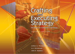 Crafting and Executing Strategy 14e