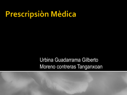 Prescripsiòn Mèdica